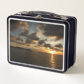 Sunrise in St. Thomas I US Virgin Islands メタルランチボックス (正面)
