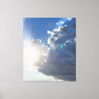 Sunrise in the Clouds写真 キャンバスプリント