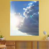 Sunrise in the Clouds写真 キャンバスプリント (インサイチュ (リビング))