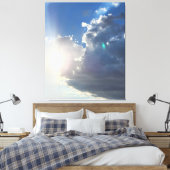 Sunrise in the Clouds写真 キャンバスプリント (インサイチュ (寝室))