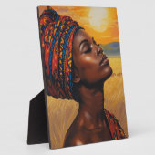 Sunrise in the Serengeti フォトプラーク (側面)