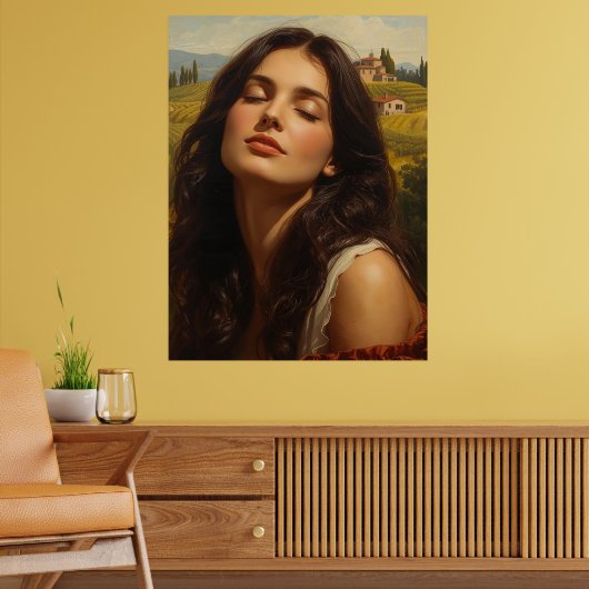 Sunrise in Tuscany ポスター (リビング2)