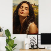 Sunrise in Tuscany ポスター (ホームオフィス)