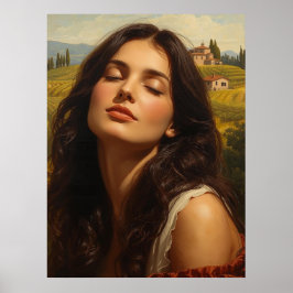 Sunrise in Tuscany ポスター