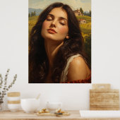 Sunrise in Tuscany ポスター (キッチン)