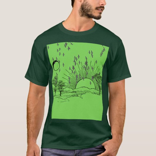SUNRISE LANDSCAPE Tシャツ (正面)