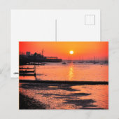 Sunrise, Leigh-on-sea, Essex，イギリス ポストカード (正面/裏面)