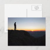 Sunrise on Mt Whitney 2 - John Muir Trail ポストカード (正面/裏面)