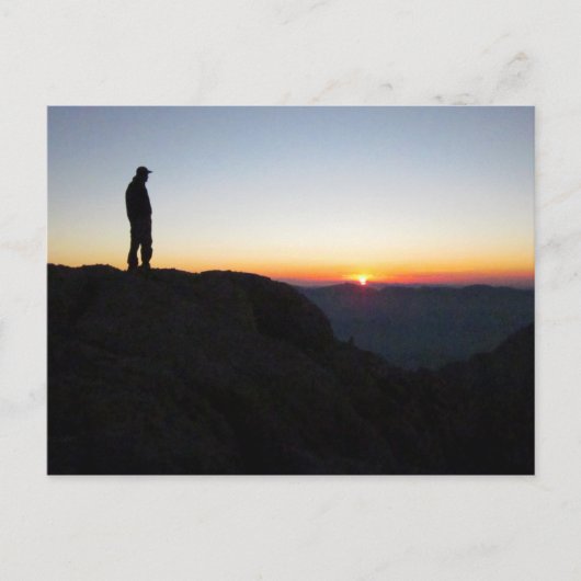 Sunrise on Mt Whitney 2 - John Muir Trail ポストカード (正面)