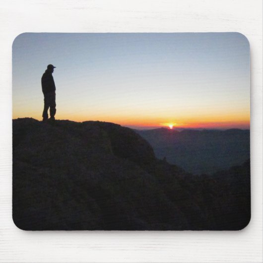 Sunrise on Mt Whitney 2 - John Muir Trail マウスパッド (正面)