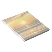 Sunrise on theビーチメモ帳 ノートパッド (アングル)