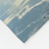 Sunrise Over A Georgia Lake フリースブランケット (角)