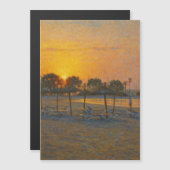 Sunrise over a Mediterranean Beah マグネット招待状 (正面/裏面)