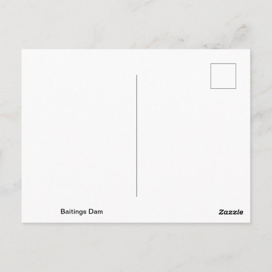 Sunrise Over Baitings Bridge - Exposed Depths ポストカード (裏面)