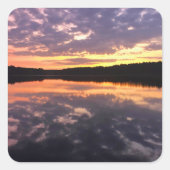 Sunrise Over Bear Lake スクエアシール (正面)