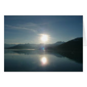 Sunrise over College Fjord Alaska写真 (正面横)