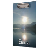 Sunrise over College Fjord Alaska写真 クリップボード (左)