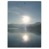 Sunrise over College Fjord Alaska写真 クリップボード (裏面)