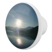 Sunrise over College Fjord Alaska写真 セラミックノブ (右)