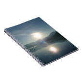 Sunrise over College Fjord Alaska写真 ノートブック (右側)