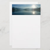 Sunrise over College Fjord Alaska写真 便箋 (正面/裏面)