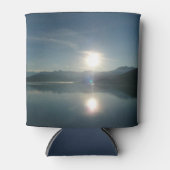 Sunrise over College Fjord Alaska写真 缶クーラー (正面)