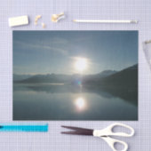 Sunrise over College Fjord Alaska写真 薄葉紙 (クラフト)