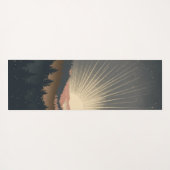 Sunrise Over Forest Mountains ヨガマット (裏面(横))