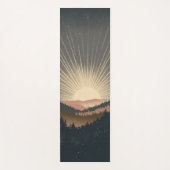 Sunrise Over Forest Mountains ヨガマット (正面)