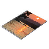 Sunrise Over Katun素晴らし River写真 ノートブック (左側)