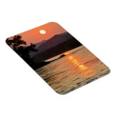 Sunrise Over Katun素晴らし River写真 マグネット (右側)