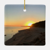 Sunrise Over Long Island Sound セラミックオーナメント (裏面)