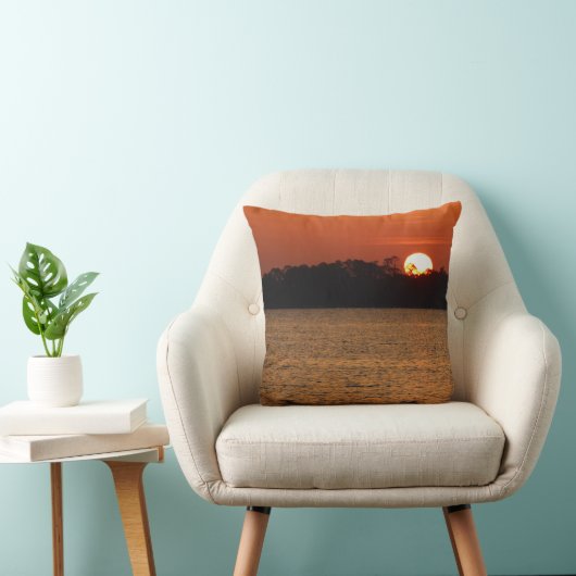 Sunrise Over Perdido Bay クッション (椅子)