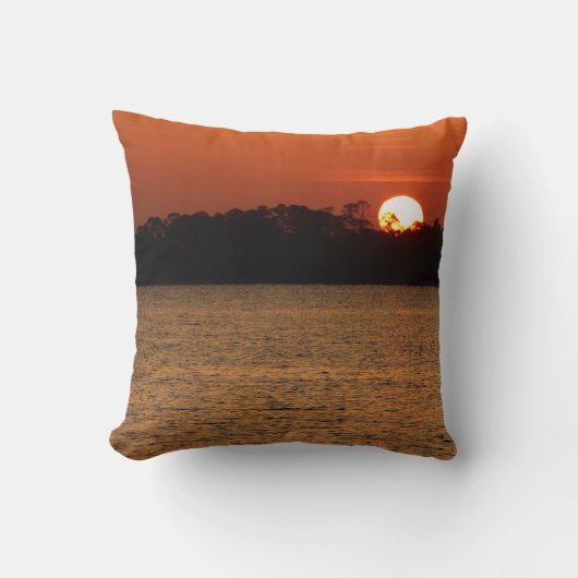 Sunrise Over Perdido Bay クッション (正面)