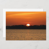 Sunrise Over Perdido Bay ノートカード (正面/裏面)