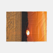 Sunrise Over Perdido Bay フリースブランケット (正面(横))