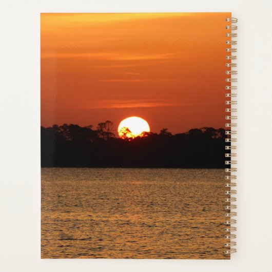 Sunrise Over Perdido Bay プランナー手帳 (裏面)