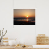 Sunrise over Port Aransas, Tx. ポスター (キッチン)