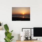 Sunrise over Port Aransas, Tx. ポスター (ホームオフィス)
