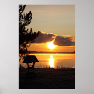 Sunrise over Saint Agathe Poster ポスター