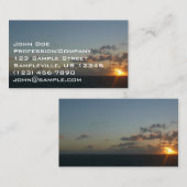 Sunrise over San Juan I Puerto Rico 名刺 (正面/裏面)