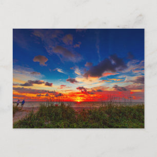 Sunrise Over the Atlantic海、フォートピアシング、フロリダ州 ポストカード