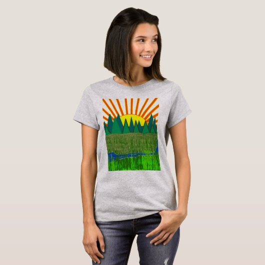 SunRise Over the Mountains - Tシャツ (正面フル)