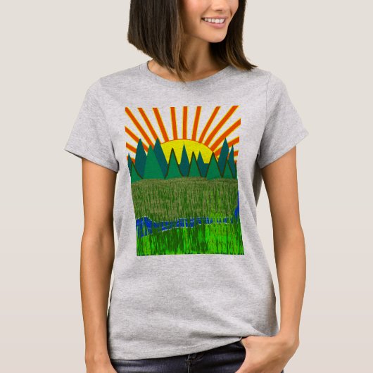 SunRise Over the Mountains - Tシャツ (正面)