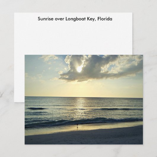 Sunrise Over The Quiet Shore ポストカード (正面/裏面)