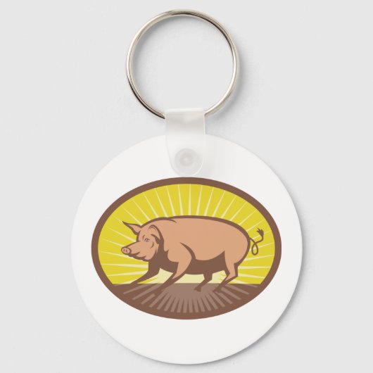 Sunrise Pig キーホルダー (裏面)