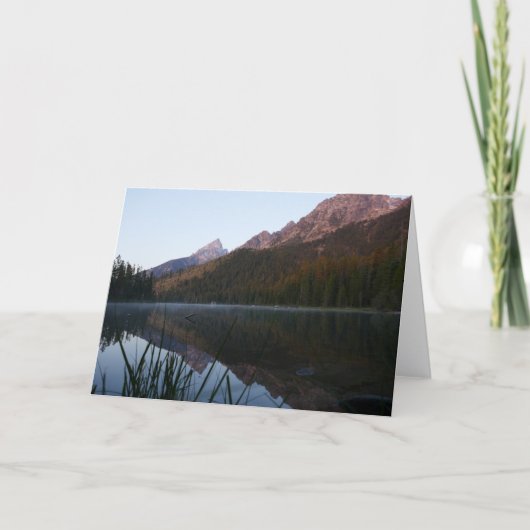 Sunrise Reflection at String Lake I カード (正面)