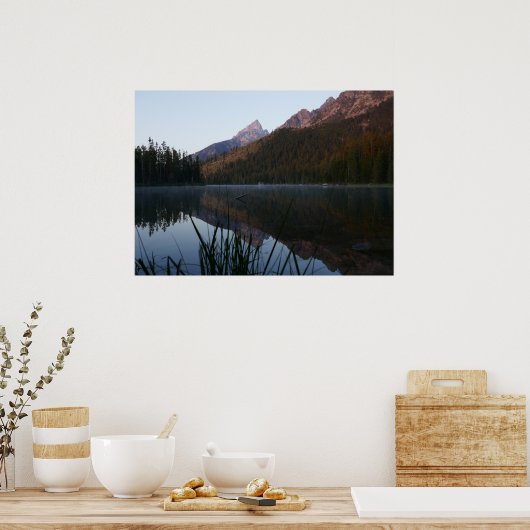 Sunrise Reflection at String Lake I ポスター (キッチン)