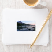 Sunrise Reflection at String Lake II ラベル (インサイチュ)