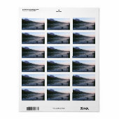 Sunrise Reflection at String Lake II ラベル (フルシート)